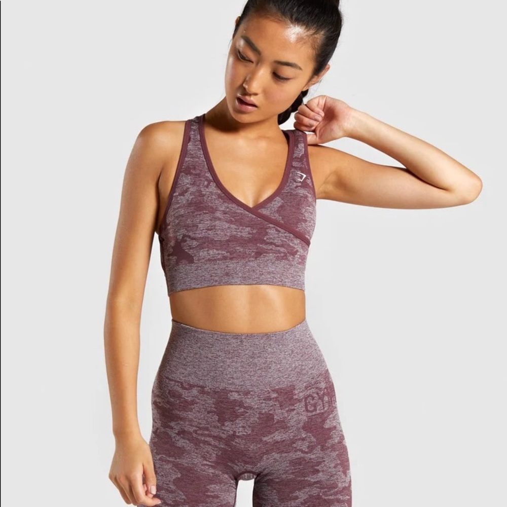 Gymshark camo seamless set